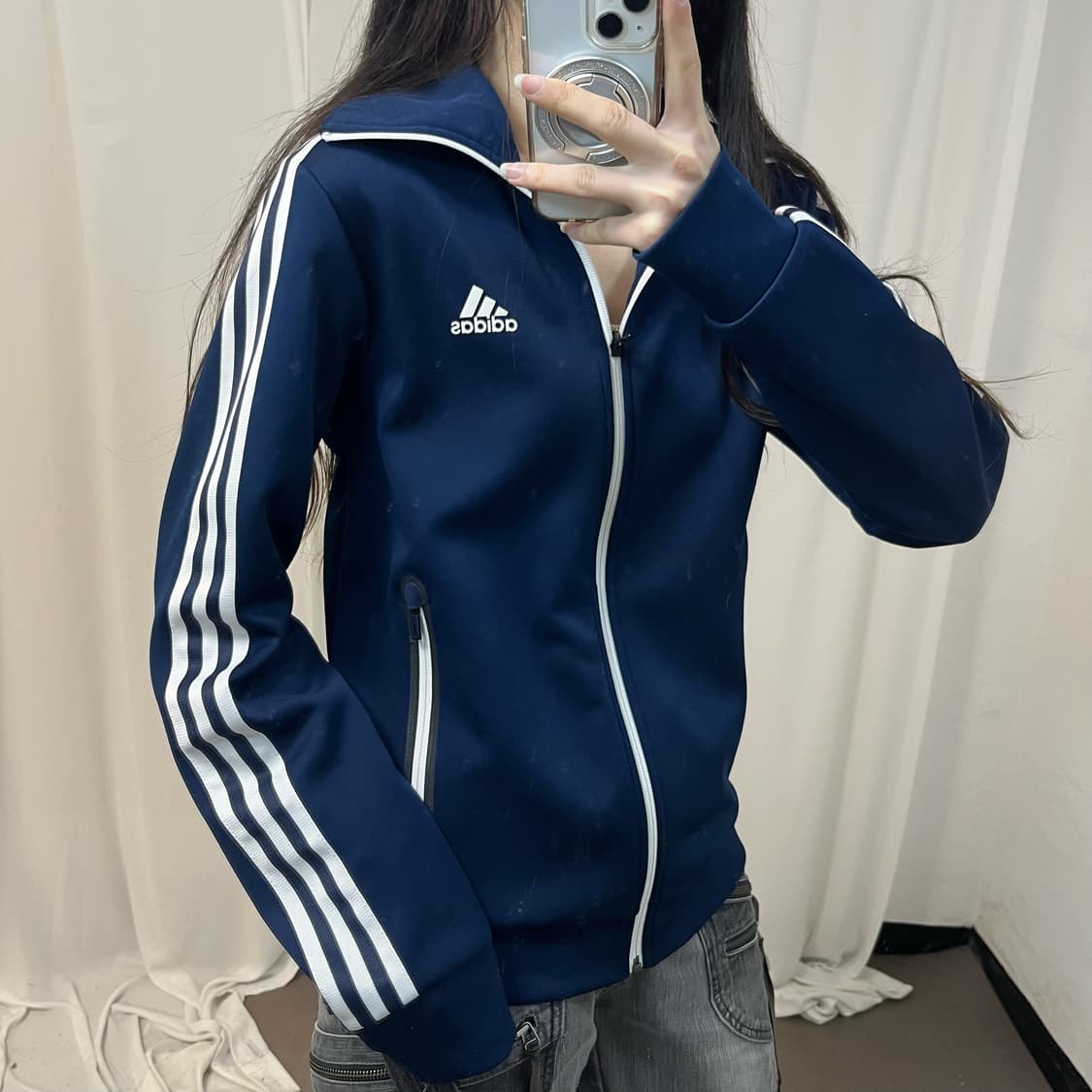 Adidas navy jersey 상품이미지3