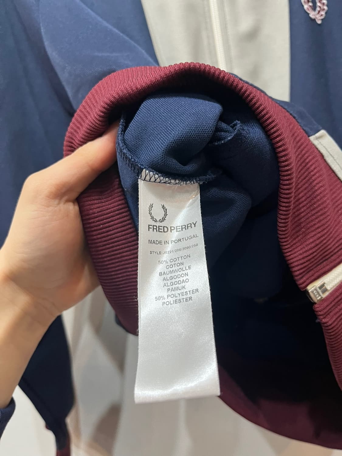 프레드페리 트랙탑 져지 Made in Portugal 상품이미지5