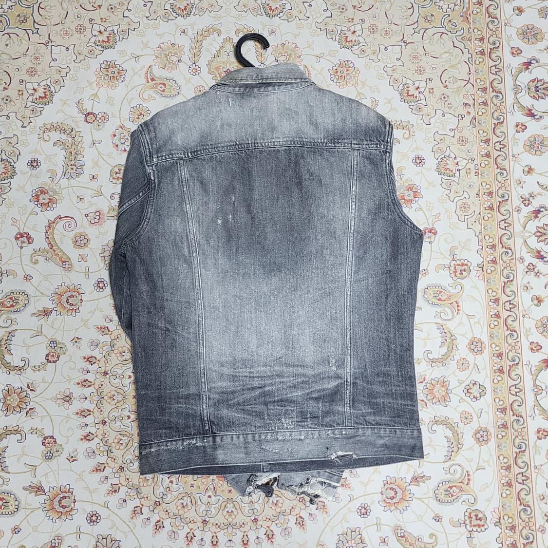 올세인츠 남성 데미지 데님 자켓 m 상품이미지5