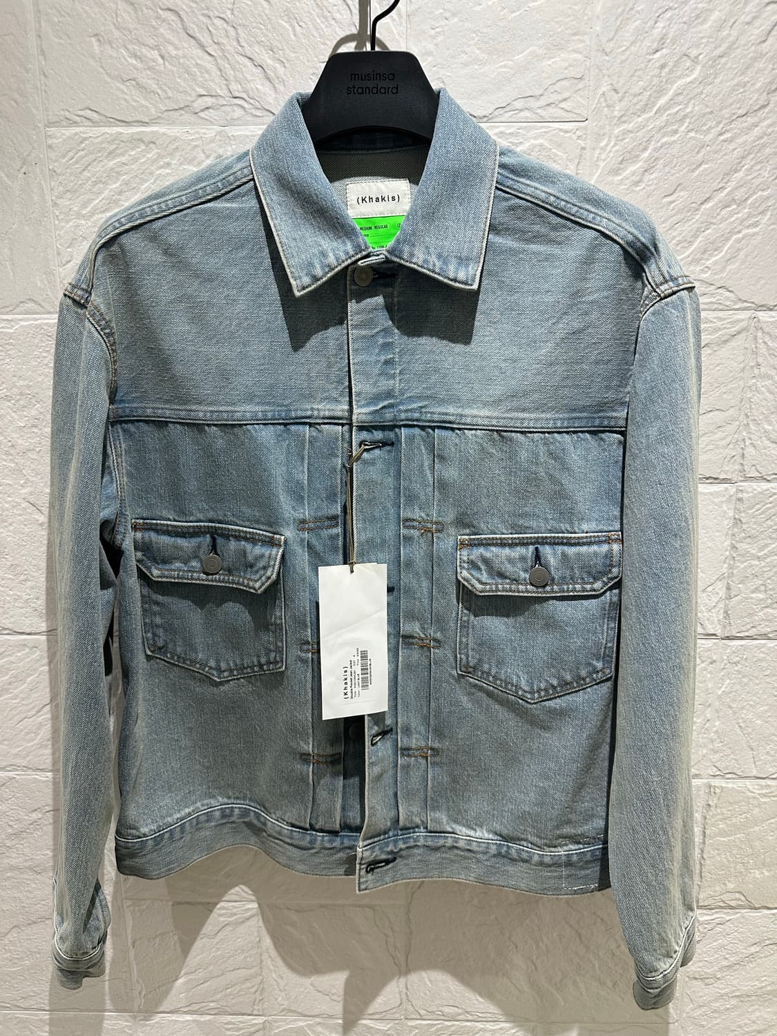 카키스 더블 포켓 데님 자켓 상품이미지1