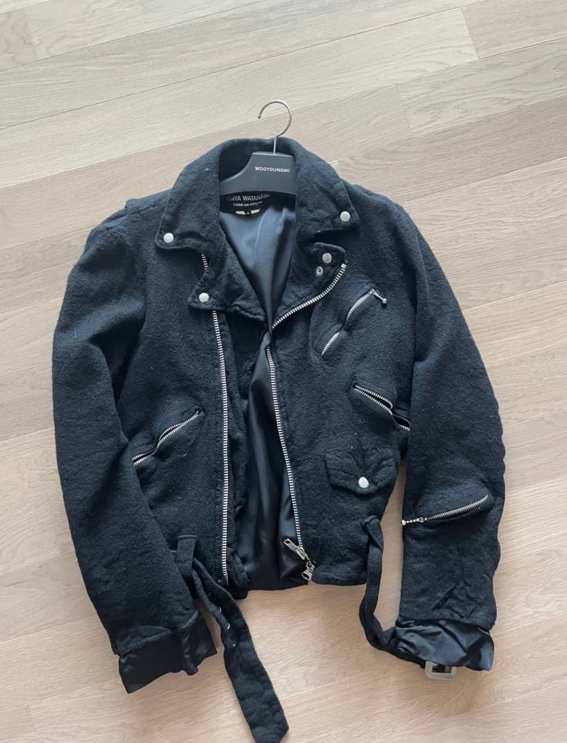 준야 와타나베 꼼데가르송 07aw 축융 라이더 자켓 s 상품이미지1