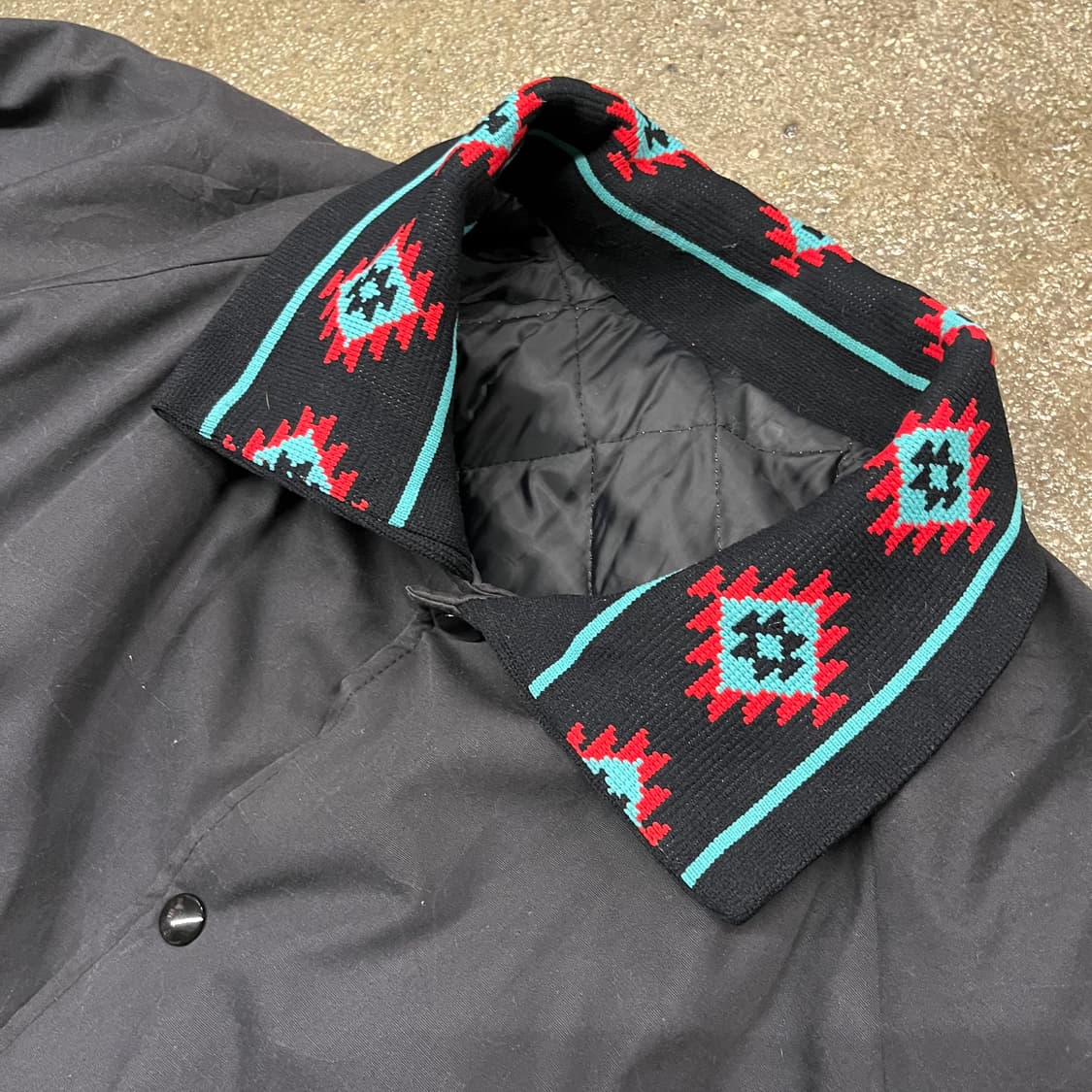 90s 아즈텍 퀼팅 봄버 자켓 (115) 상품이미지2