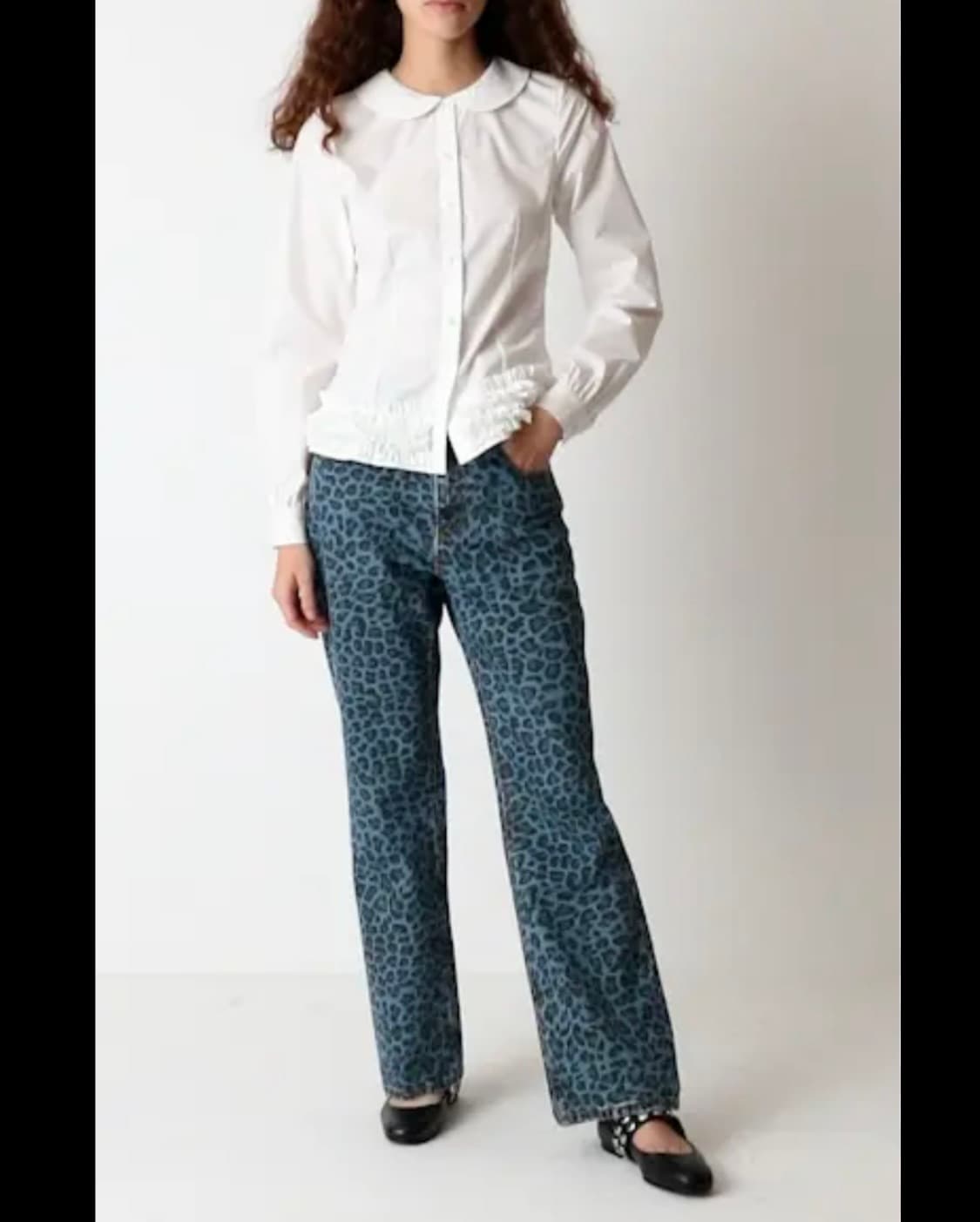 Molly Goddard 몰리고다드 도리아나 레오파드 데님 27 상품이미지5