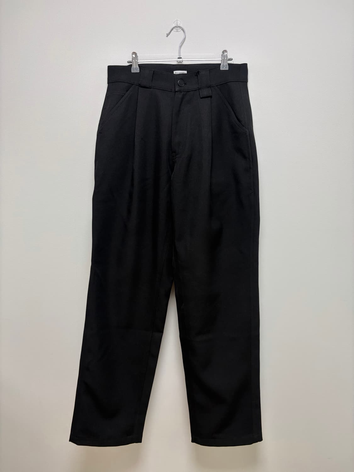 윌리차바리아 블랙 워크 팬츠 상품이미지1