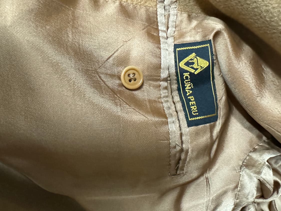 키톤 비큐나 싱글코트 카멜 상품이미지3