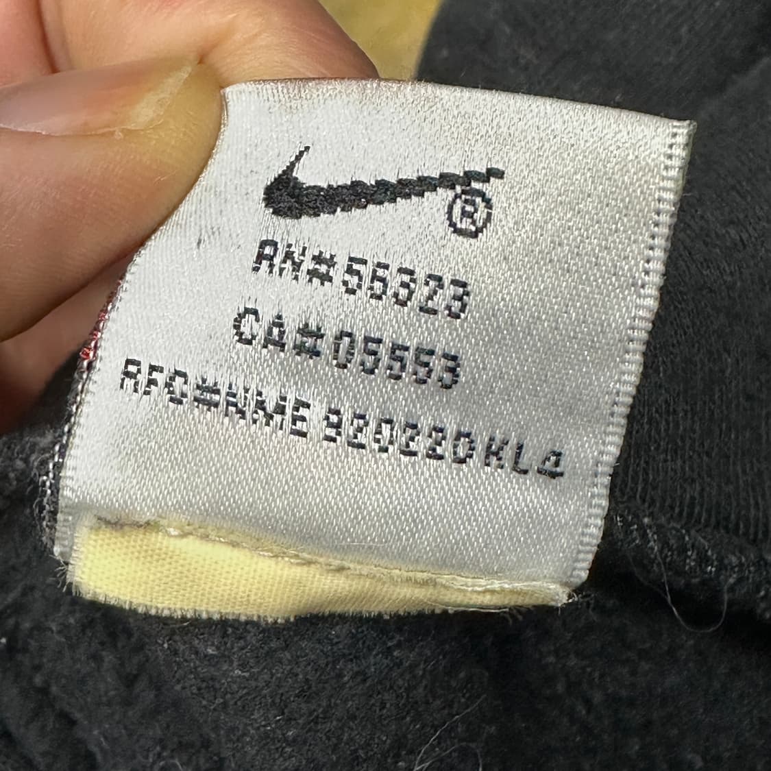 나이키 올드스쿨 90s 스우시 블랙 후드 L 상품이미지4