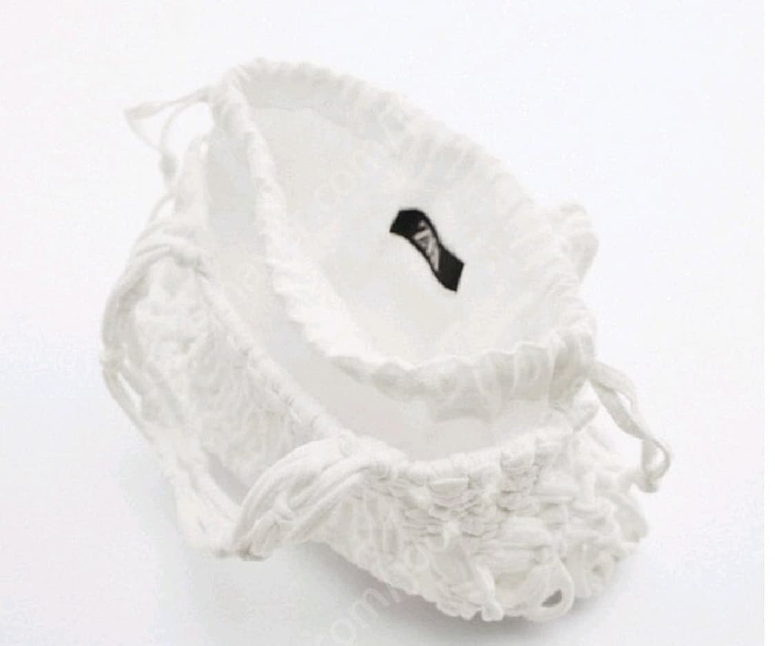 자라 패브릭 브레이드 미니 버킷백 모브 바이올렛 상품이미지3