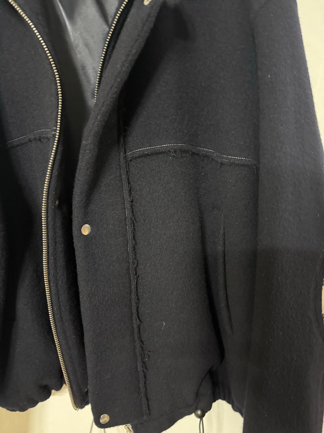 타이핑미스테이크 울 블루종  상품이미지5