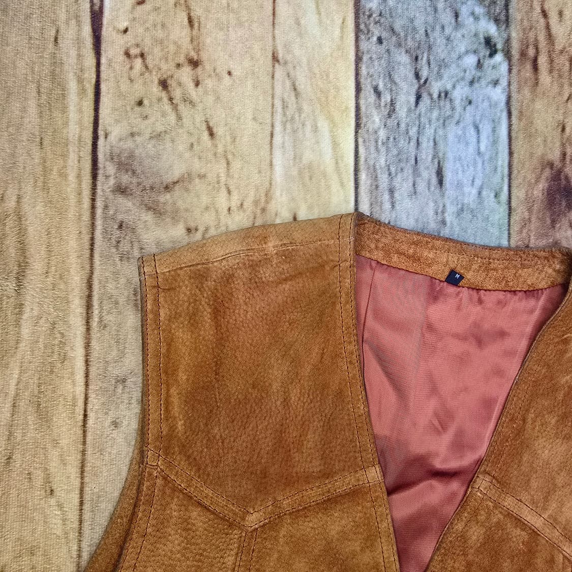 빈티지 스웨이드 웨스턴 베스트 M 상품이미지5