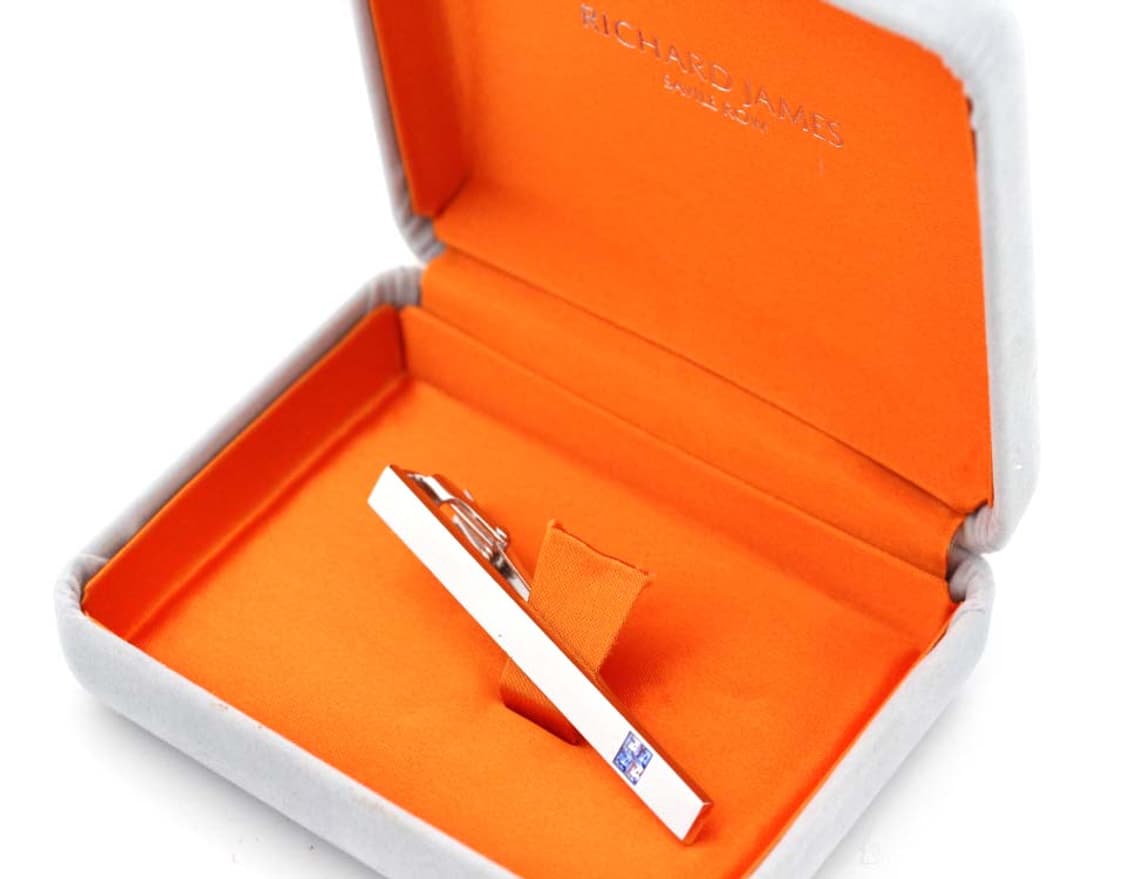 리처드 제임스 B+등급 6cm 유광 명품 넥타이핀 빈티지 상품이미지1