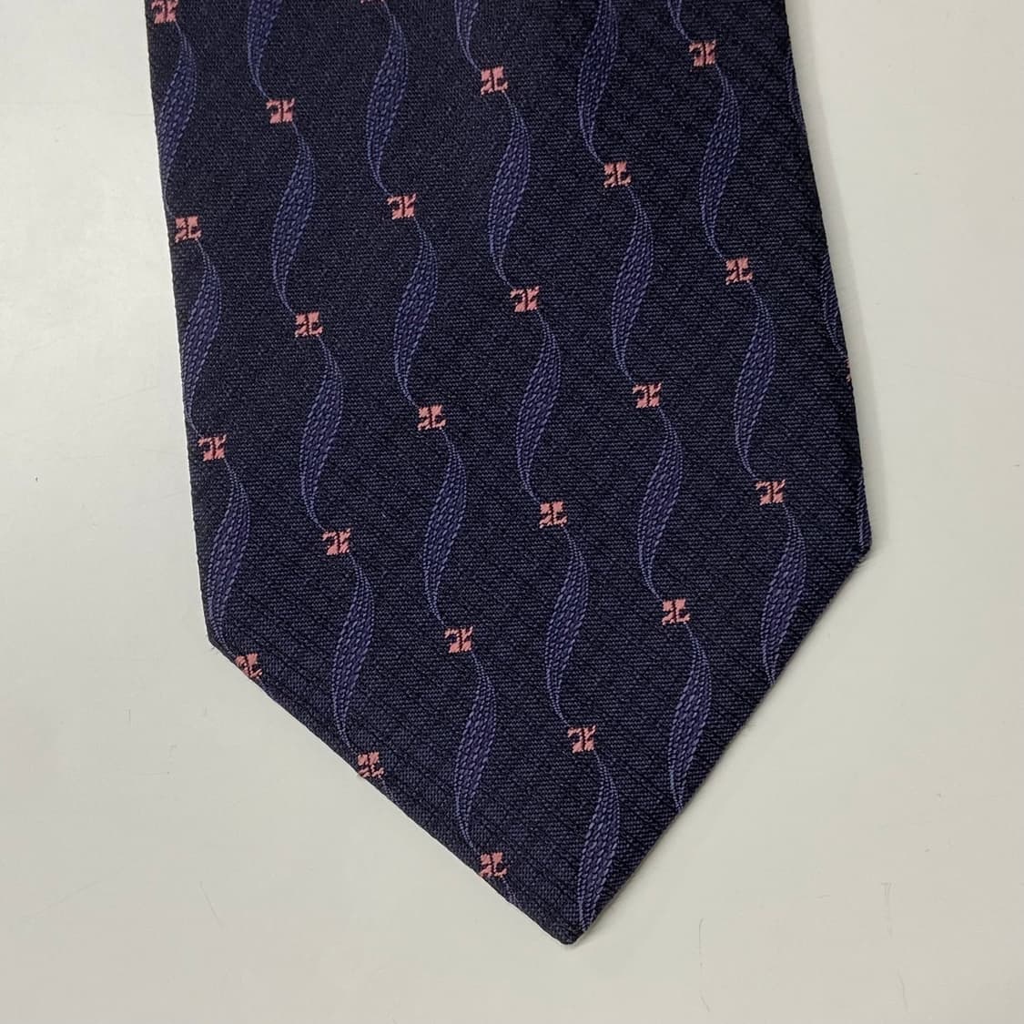 꾸레쥬 정품 명품 모노그램 넥타이 (COURREGES) 상품이미지9