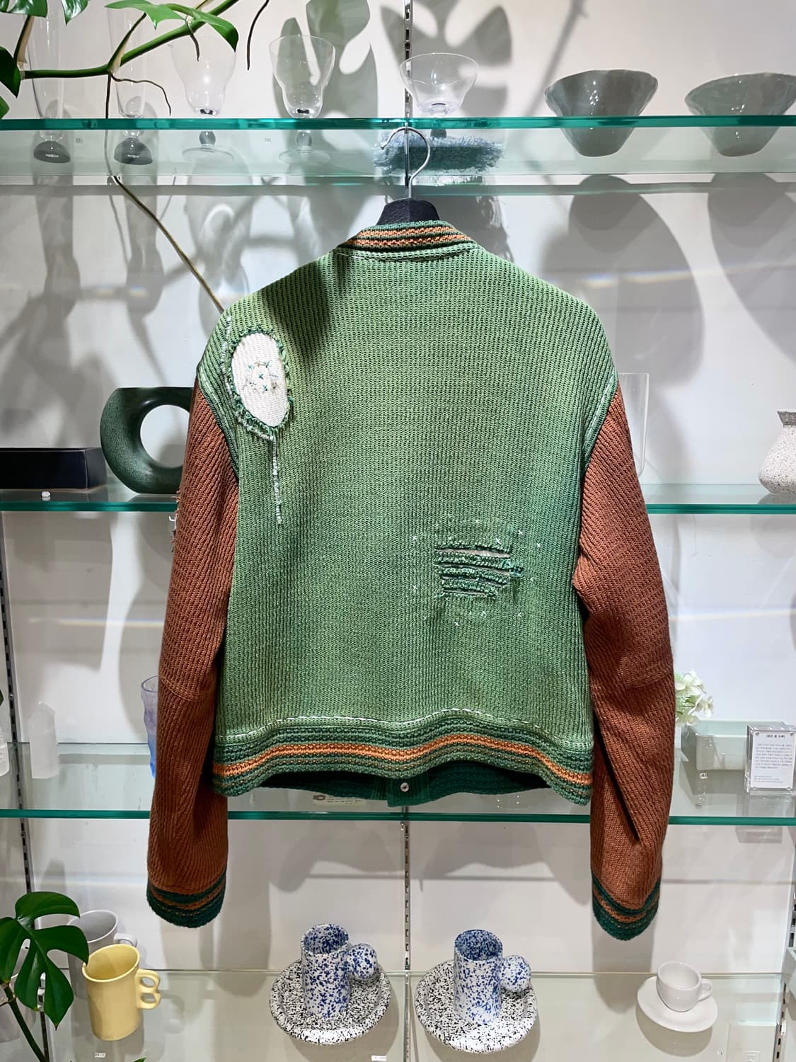 PLATEAU STUDIO knitted stitch varsity 상품이미지2