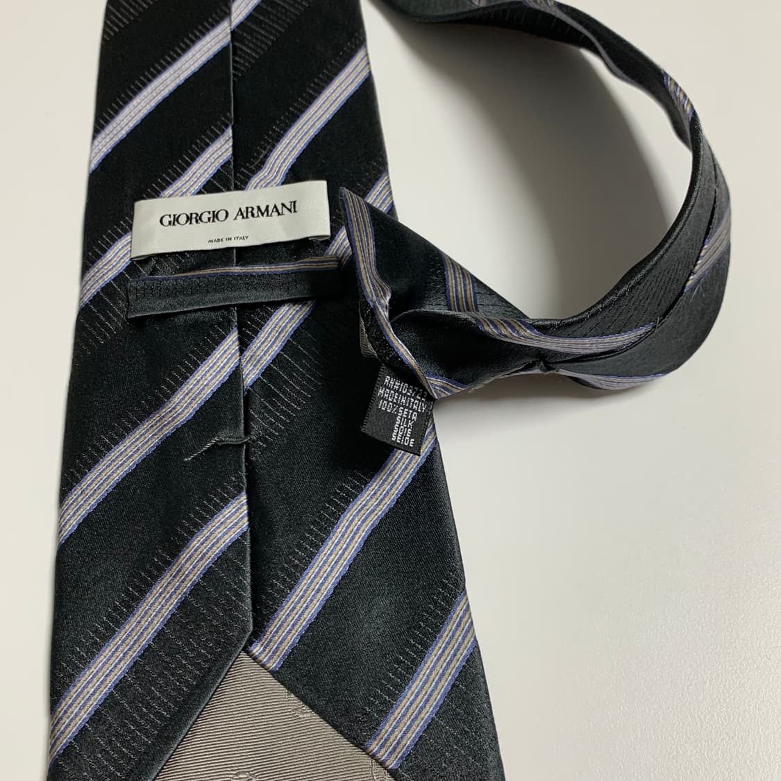조르지오 아르마니(ARMANI) 신형 명품 클래식 스트라이프 넥타이 상품이미지6