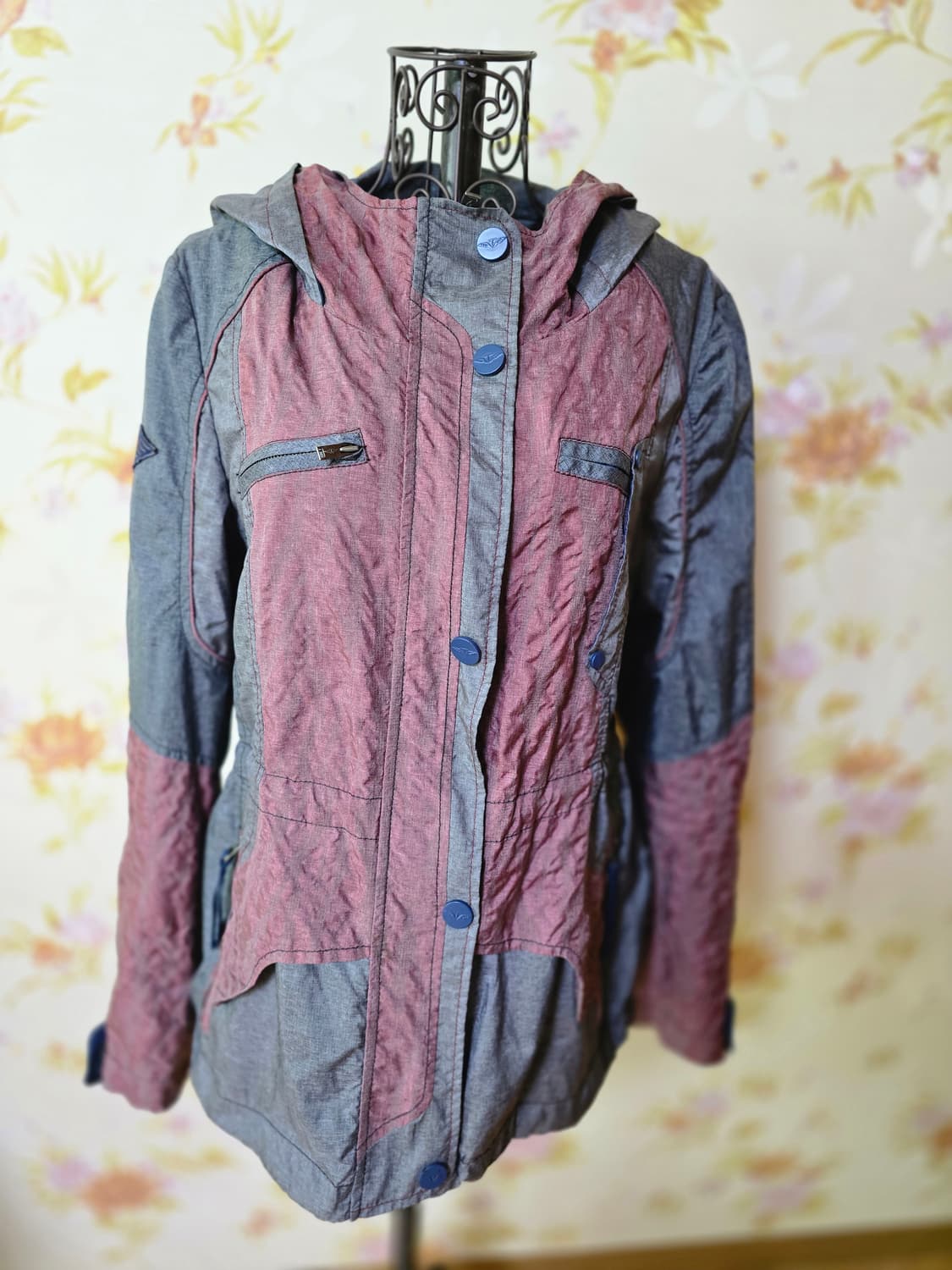 TANKUS배색 후드 자켓 S (55) 상품이미지1