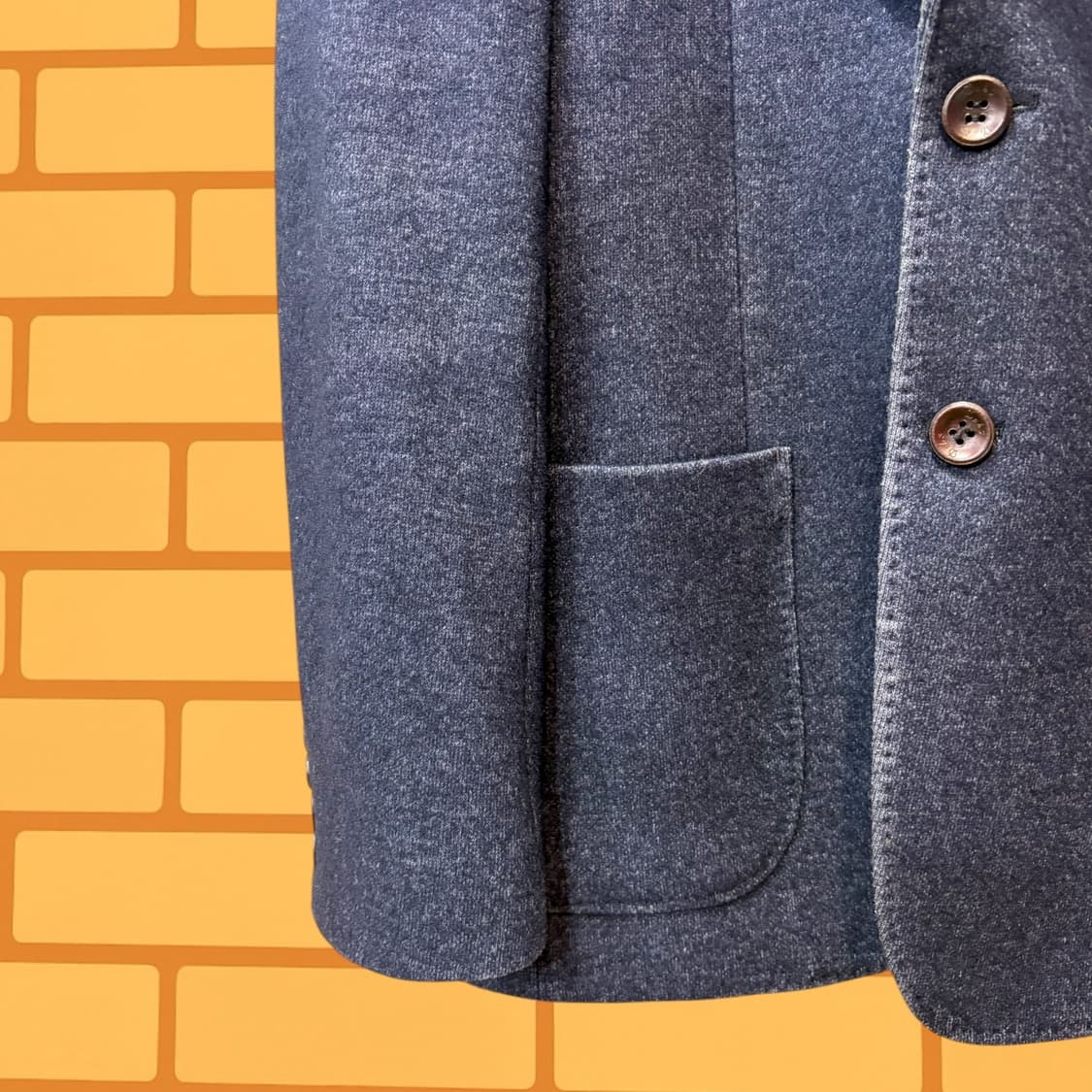 닥스 빈티지 워시드 네이비 블레이저 (S) 상품이미지3