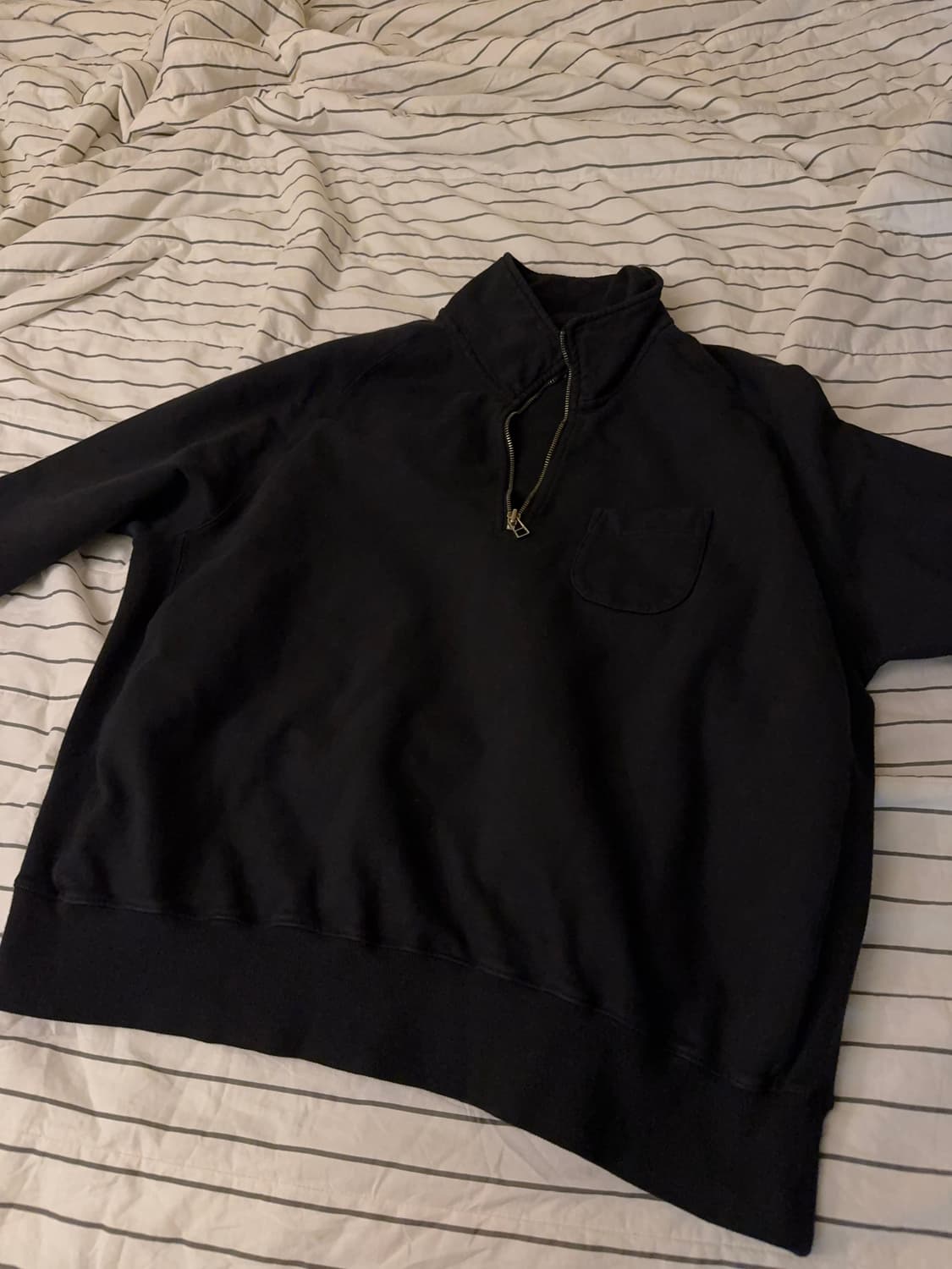 아트이프액츠 가먼트 다이 하프집업  상품이미지1