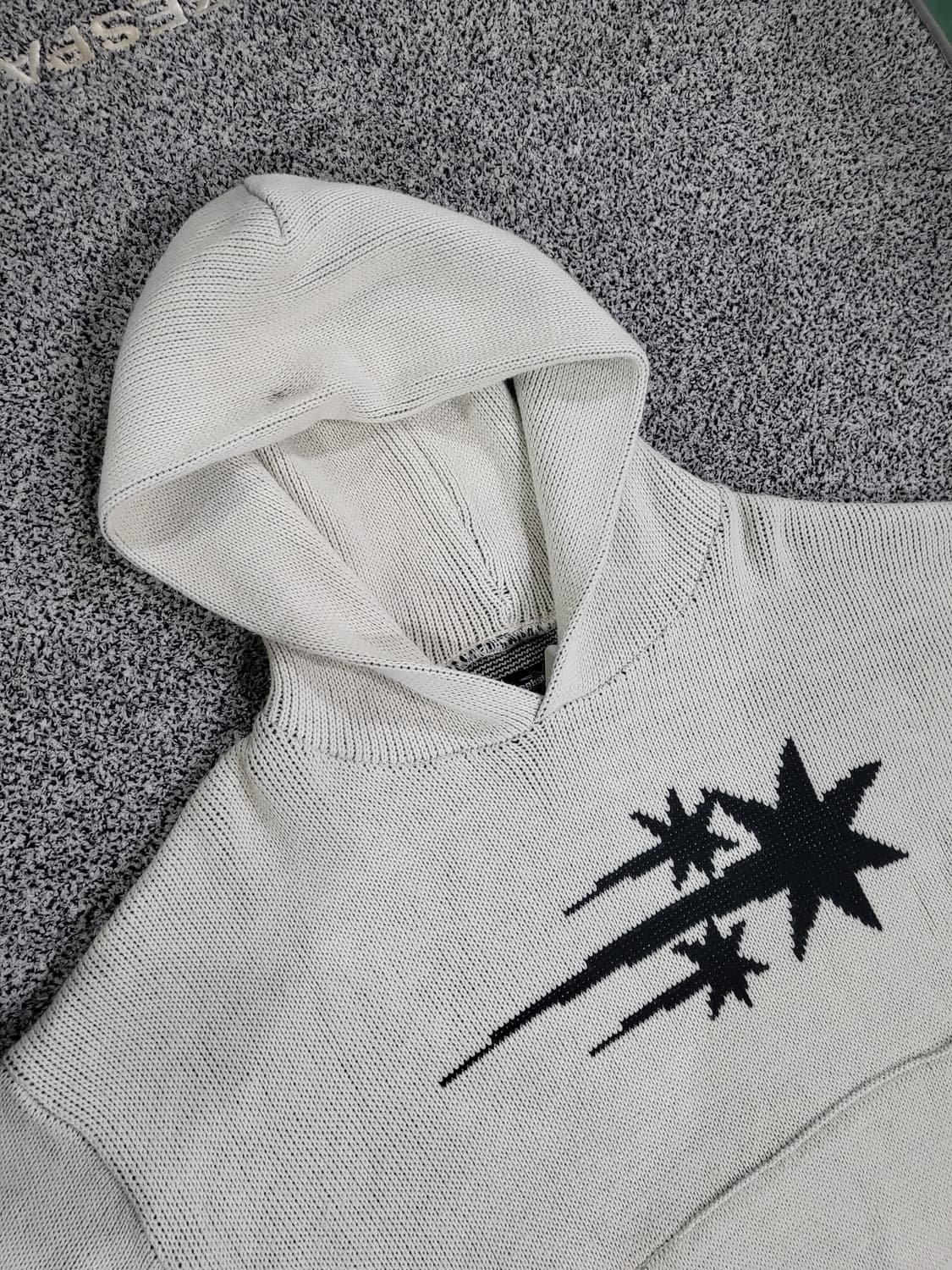 나이스고스트클럽 샤이닝 니트 후드티  상품이미지2