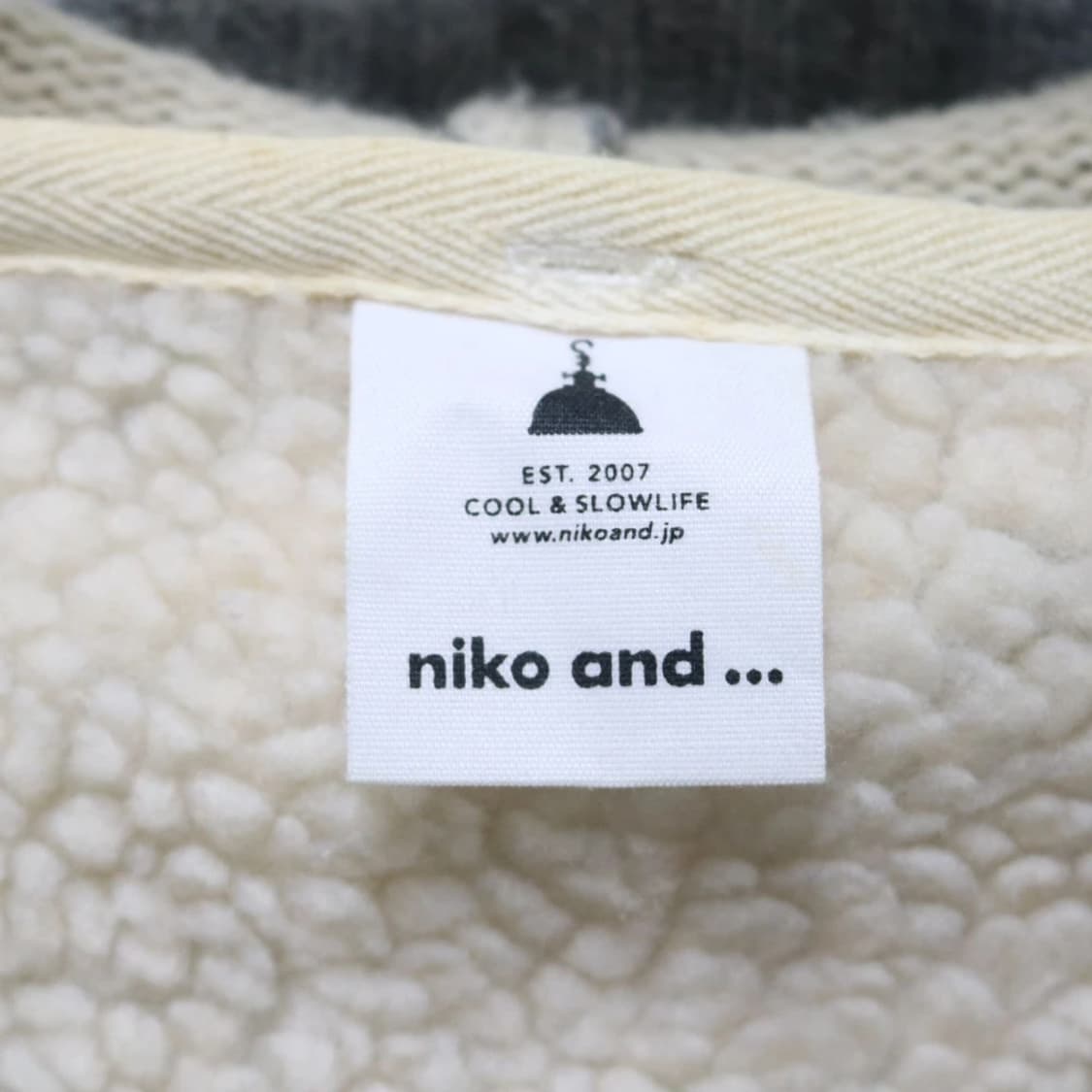 니코앤드 스트라이프 울 혼방 떡볶이 코트 60442 상품이미지10