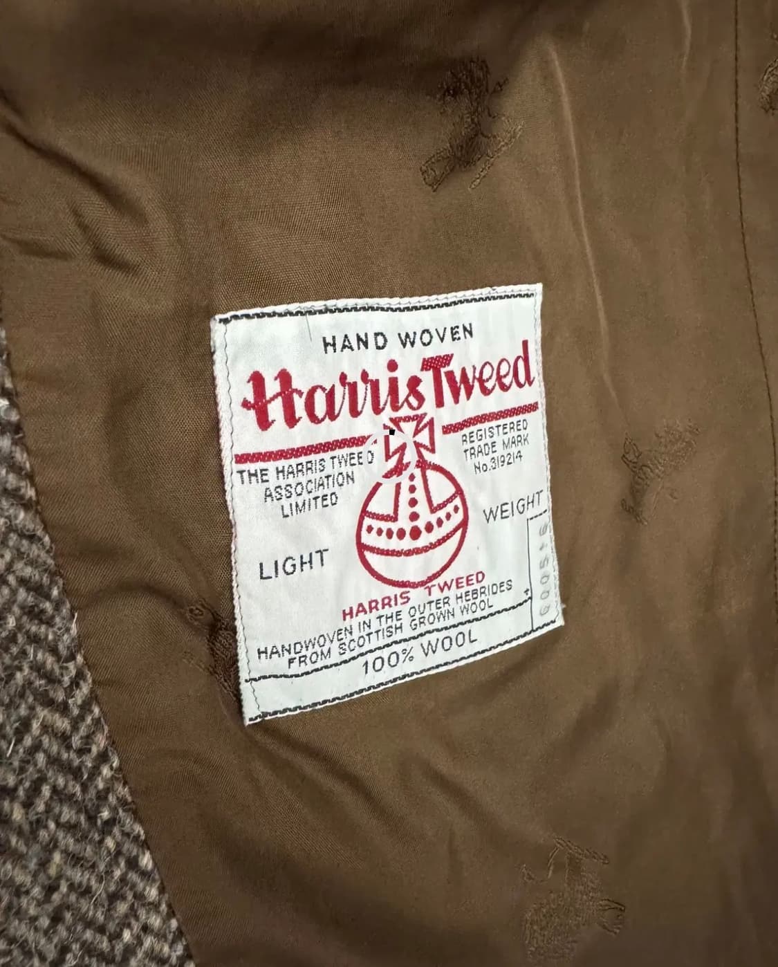 독일제 빈티지 MEY 해리스트위드 헤링본 블레이저 스포츠코트 자켓 상품이미지5