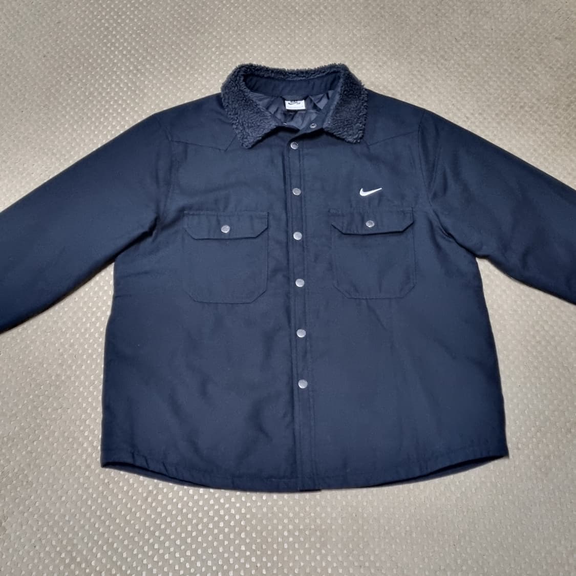 (XL) 나이키 SB 스케이트 패딩 플란넬 자켓 블랙 상품이미지3