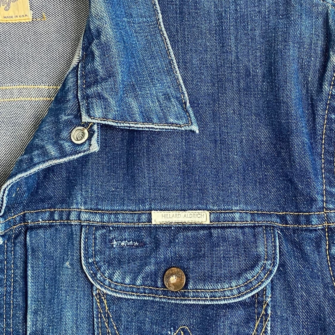 60s WRANGLER 랭글러 블루벨 24mjz 데님자켓 USA 상품이미지3
