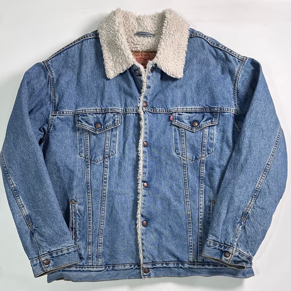 96s 리바이스 USA 쉐르파 데님 자켓   상품이미지1