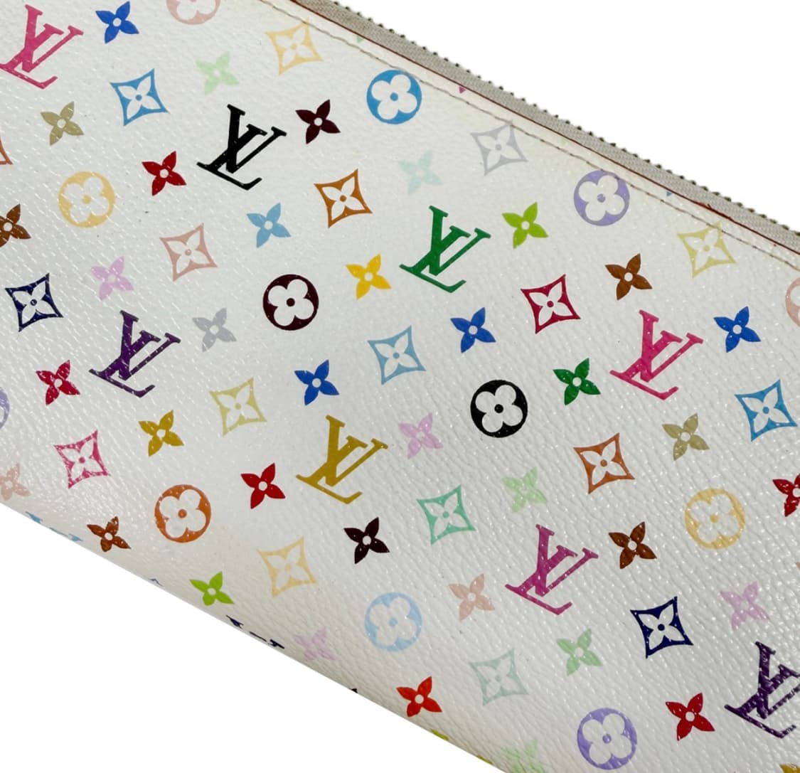 루이비통 여성 멀티컬러 모노그램 지피 장지갑 화이트 M60274 상품이미지6