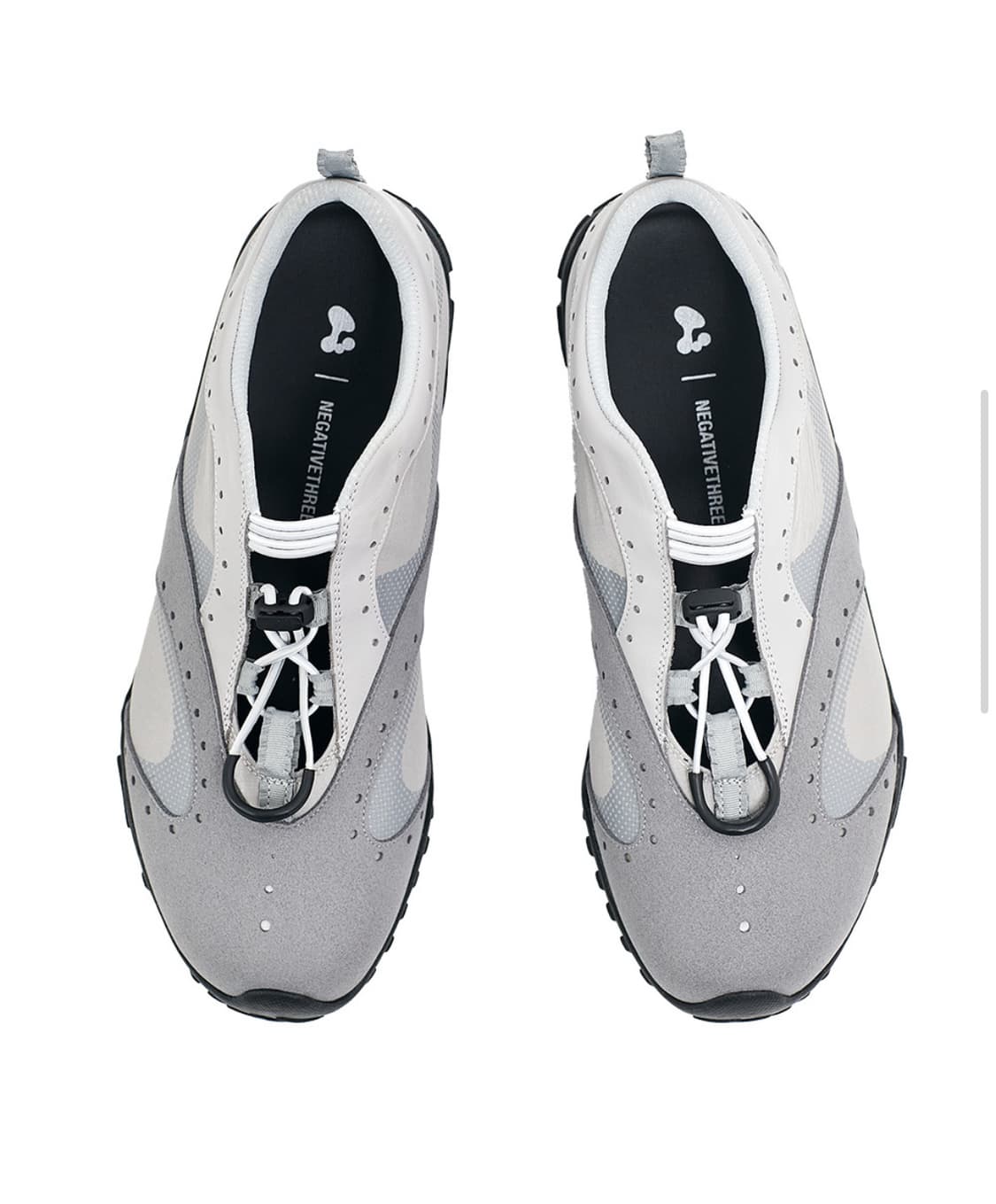 허그유어스킨x네거티브쓰리 하프톤 스트링 스니커즈 상품이미지2