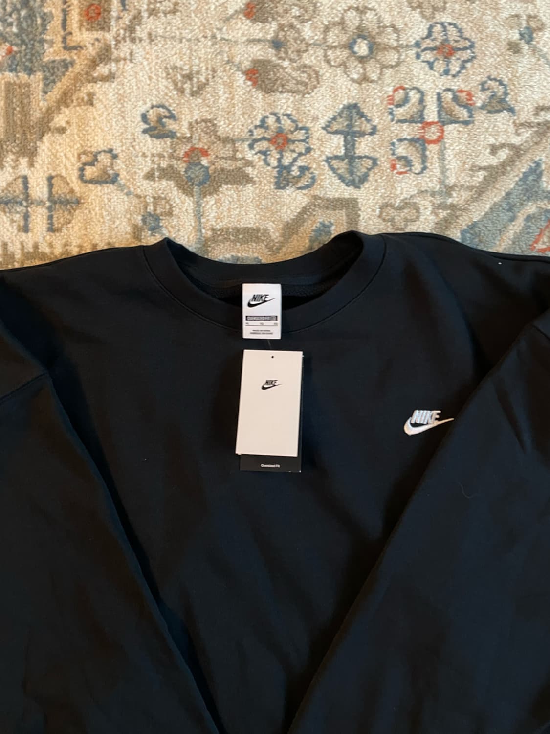 나이키 클럽 플리스 오버사이즈 프렌치 테리 맨투맨 (새제품. XL) 상품이미지2