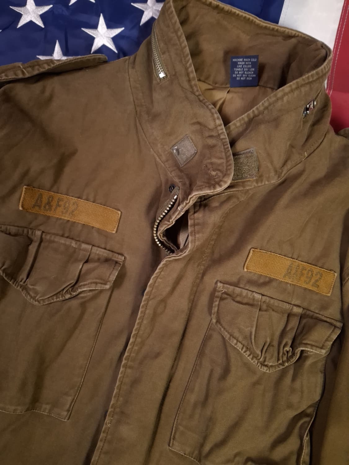 오리지날 아베크롬비 밀리터리 M-65 필드야상 상품이미지3