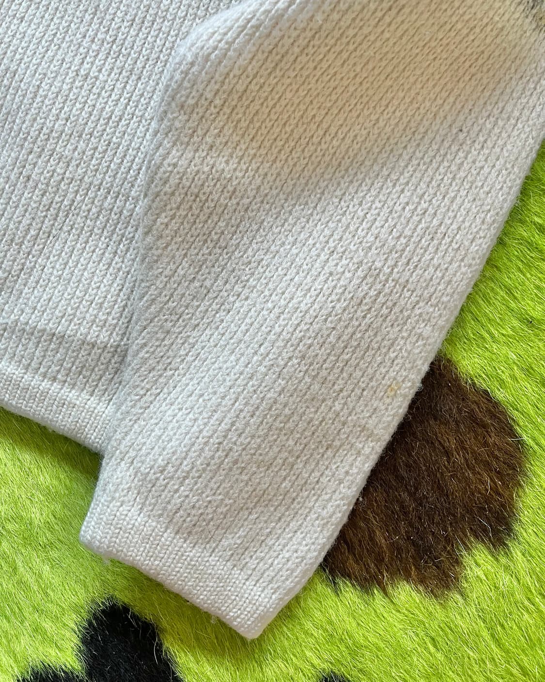 1990s Playboy Bunny Pattern Wool Sweater 상품이미지6