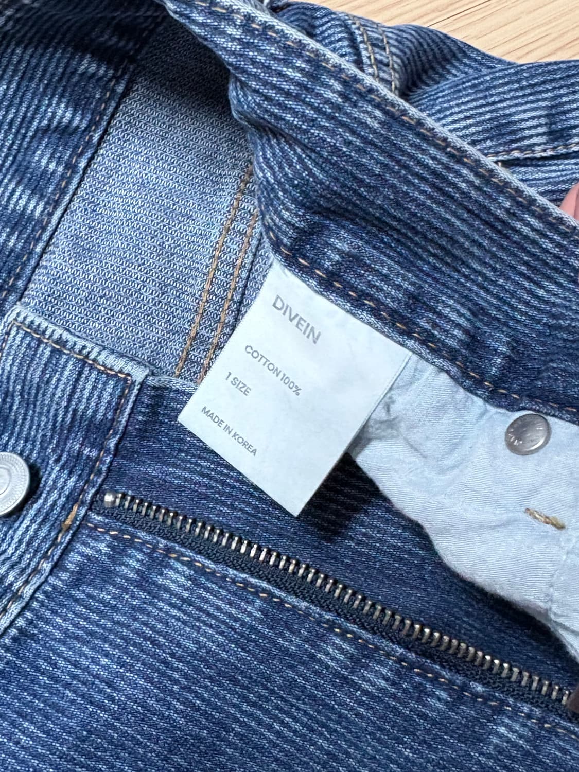 다이브인 loosed wide denim 루즈와이드 1사이즈 상품이미지4