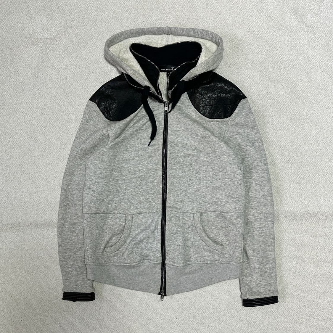 이자벨마랑 레더 후드집업 상품이미지2