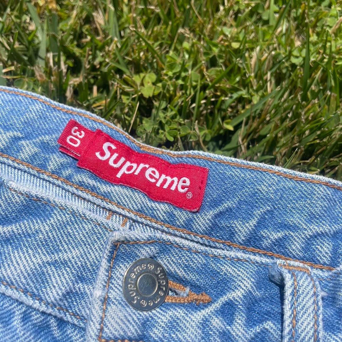 슈프림 배기 진 블루 상품이미지2