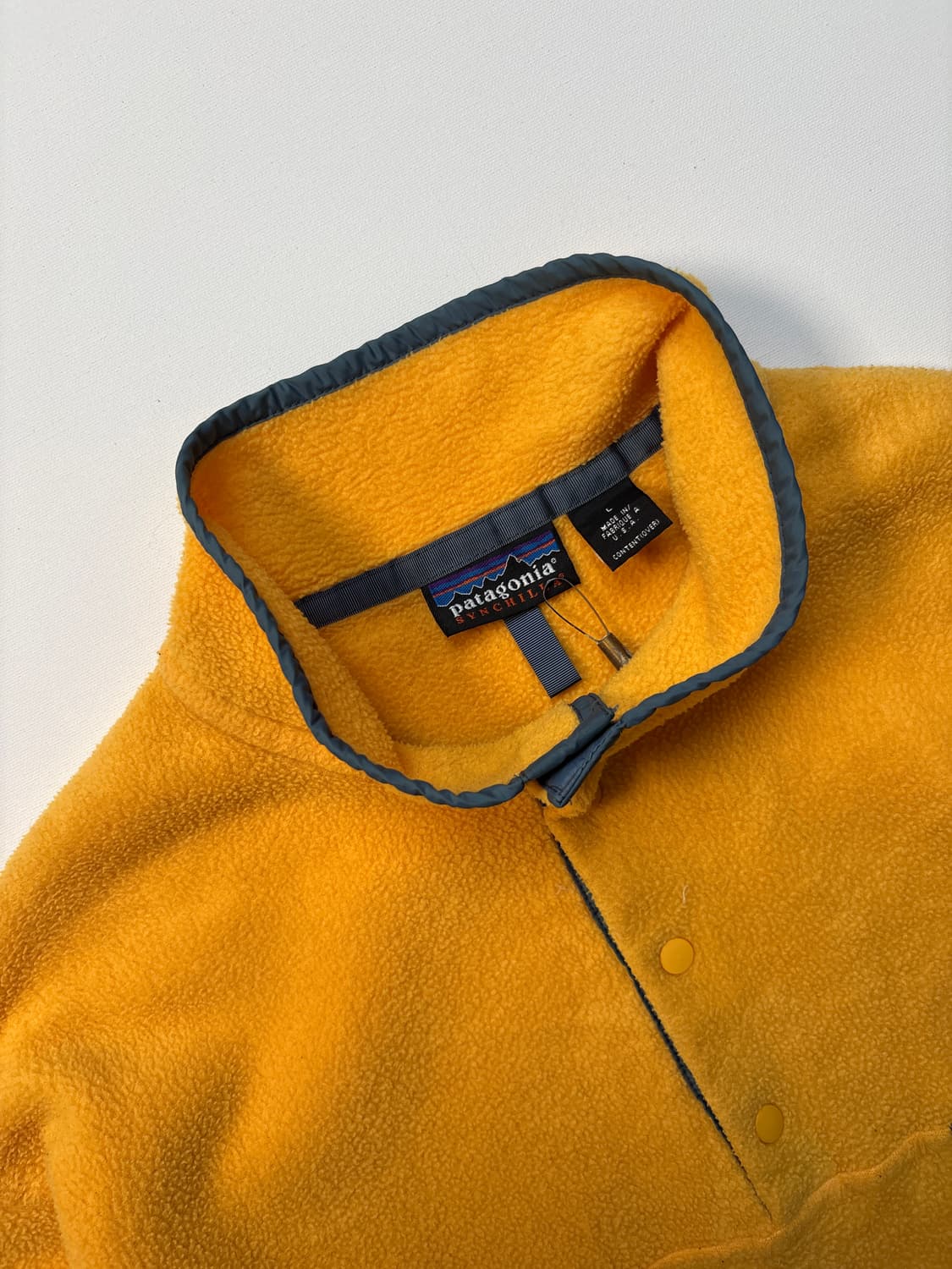 [L] USA 파타고니아 신칠라 옐로우 스냅티 상품이미지2