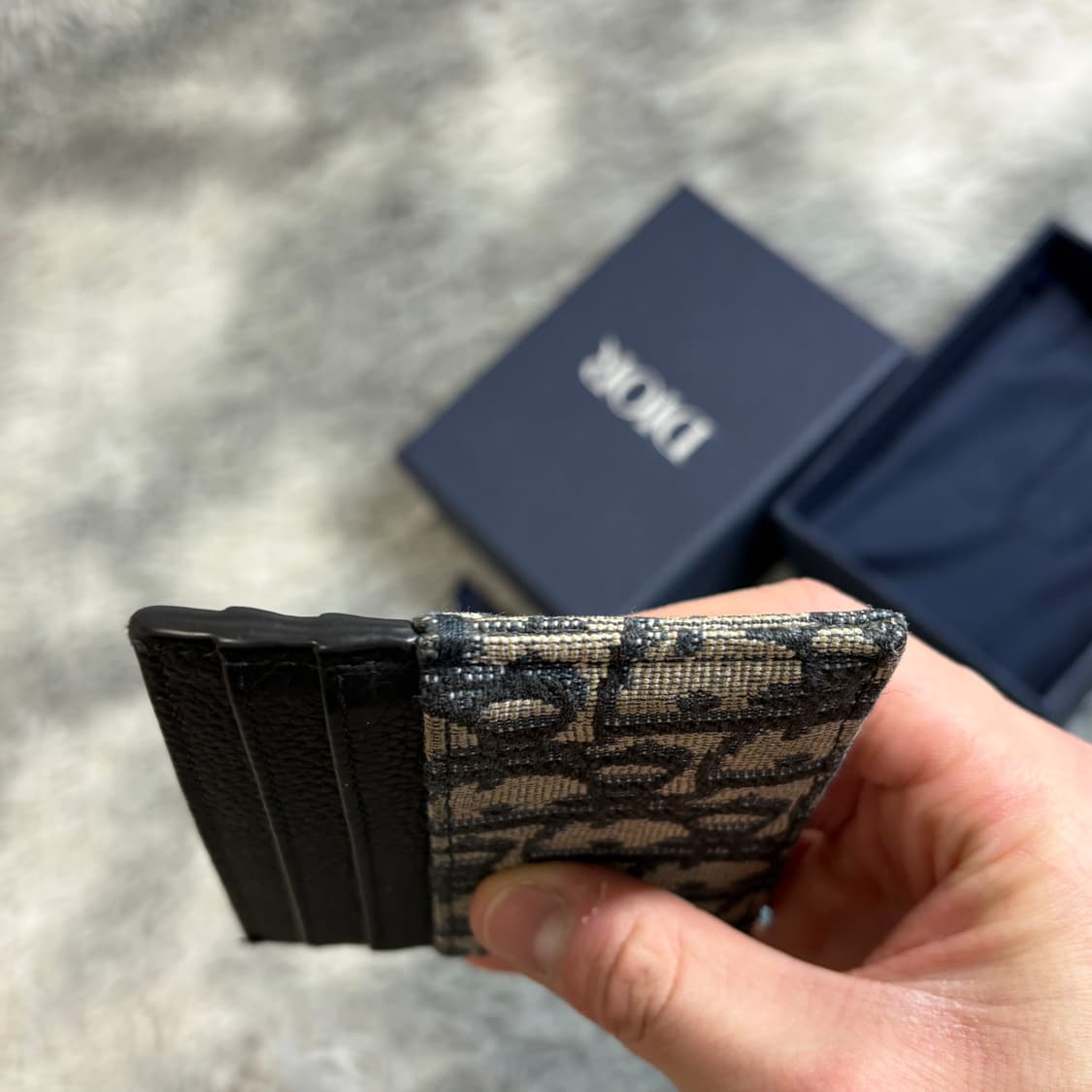 디올 오블리크 카드지갑 베이지 상품이미지3