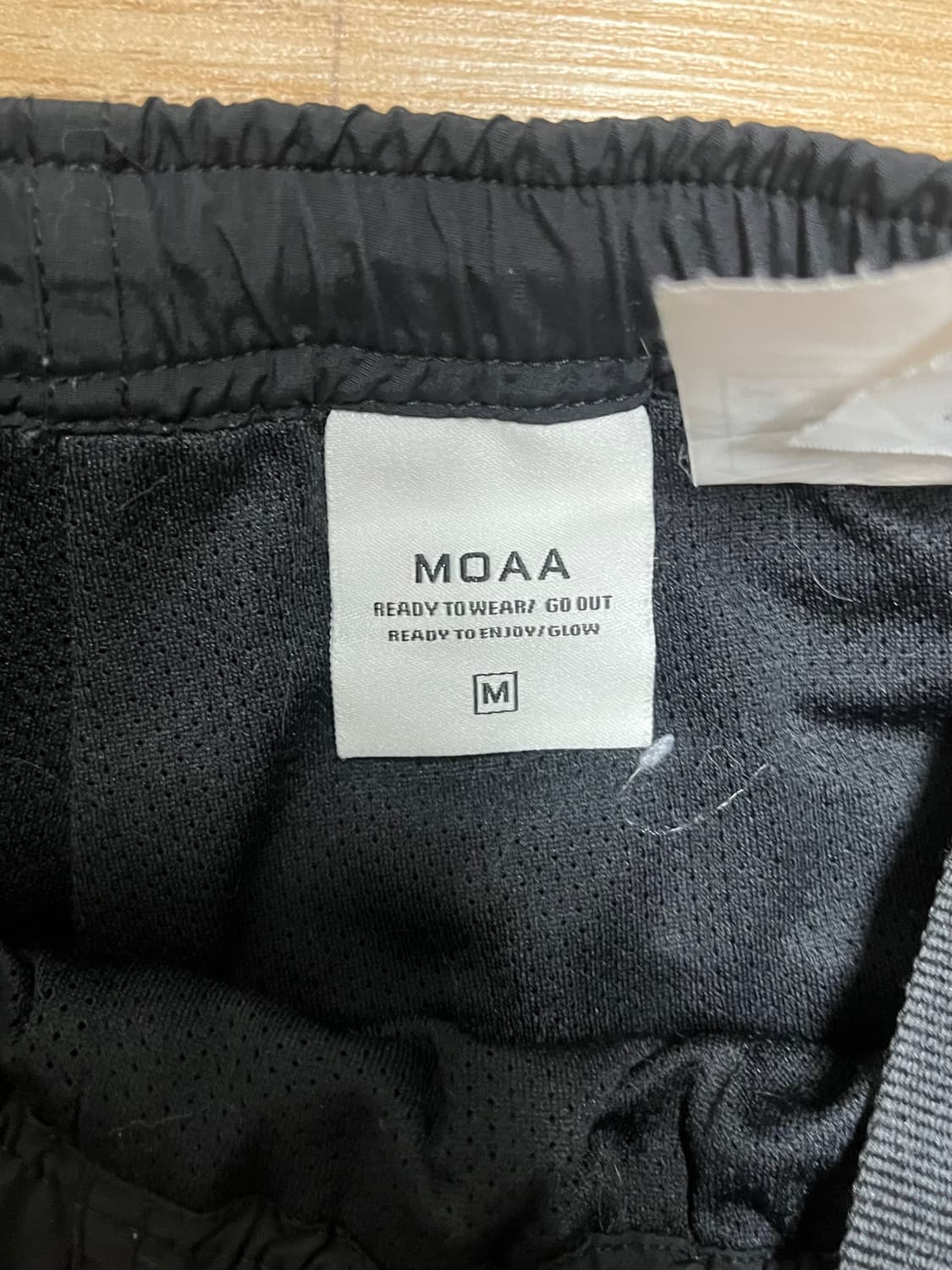 MOAA 바람막이 상하의 셋업 블랙 상품이미지8