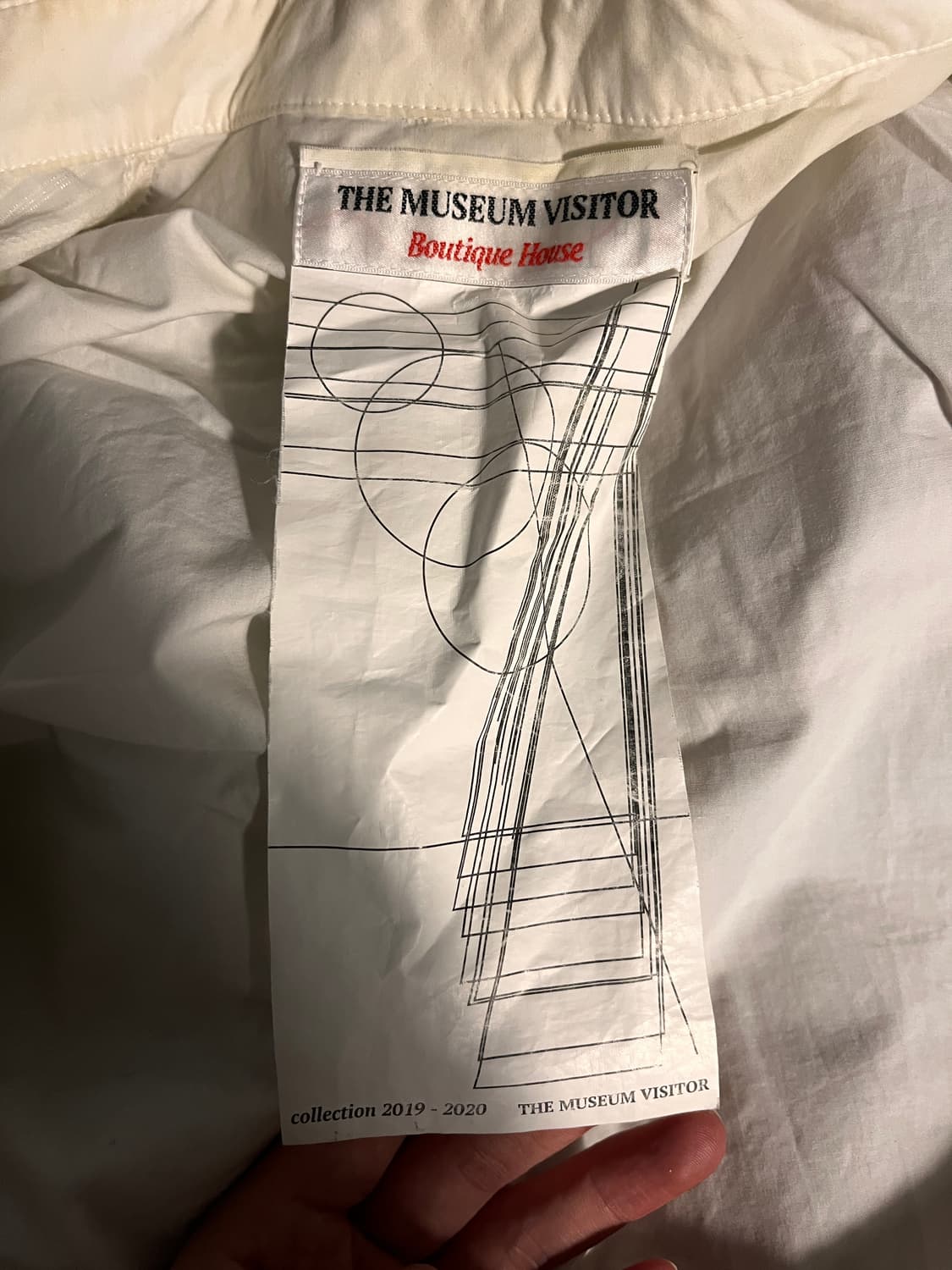 더 뮤지엄 비지터 2020 s/s 패치워크 셔츠 L사이즈 상품이미지5