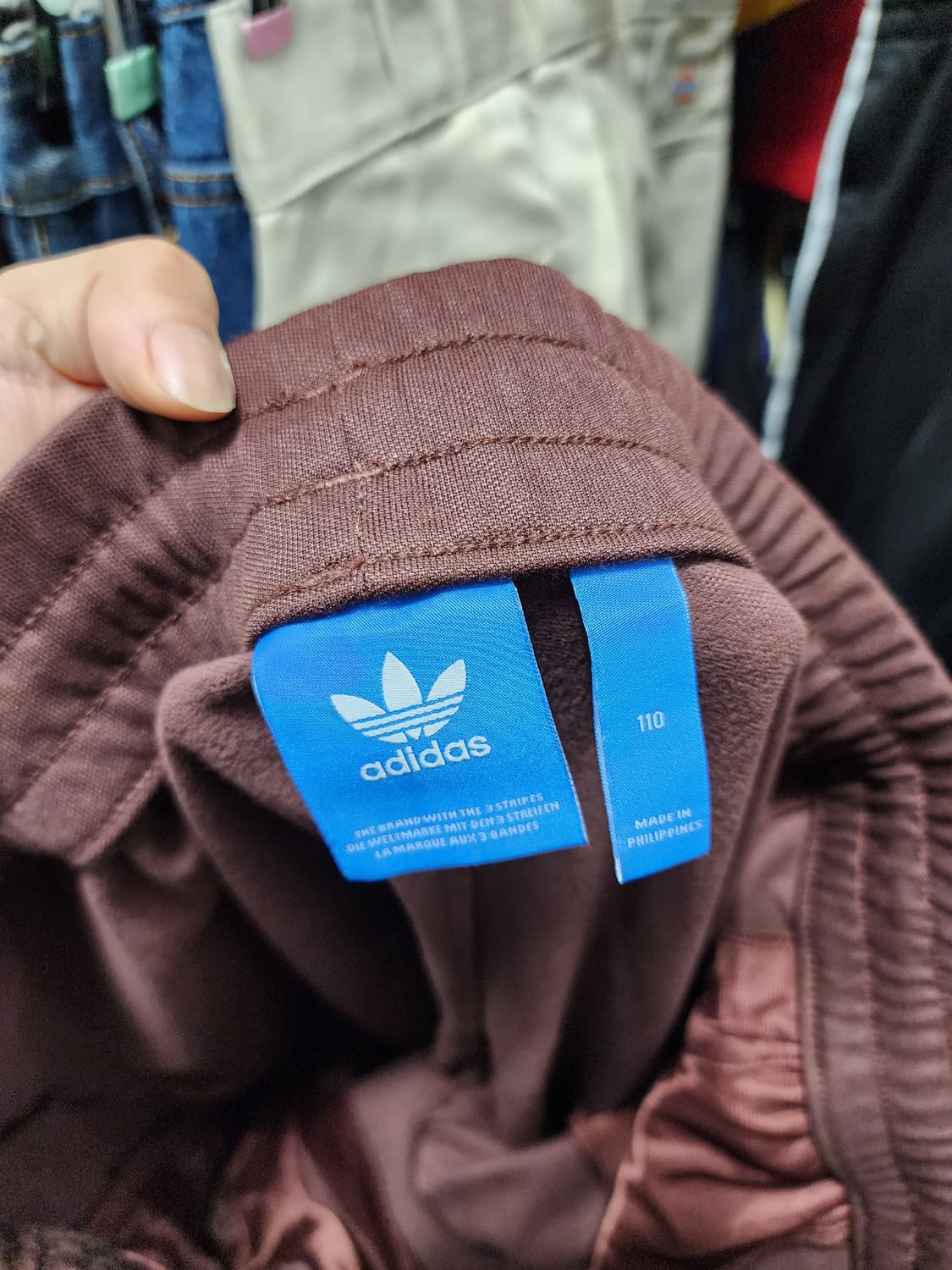 아디다스 오리지널 버건디 트랙팬츠  상품이미지5