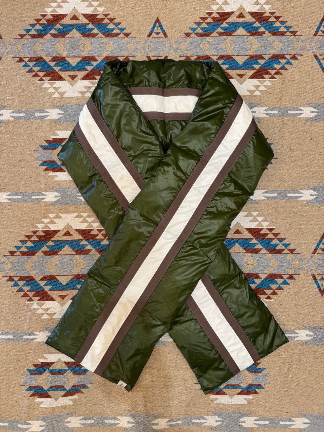 [OS] 비즈빔 패커블 머플러 올리브 상품이미지2