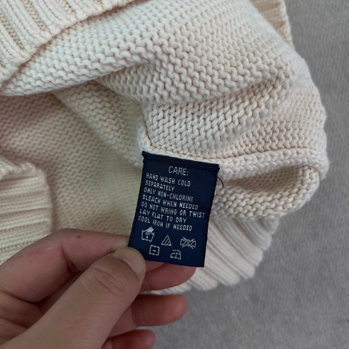 90 폴로 랄프로렌 스포츠 코튼 목폴라 니트 상품이미지5