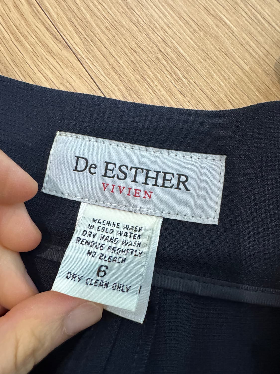 드에스더 비비안 네이비 슬랙스 상품이미지2