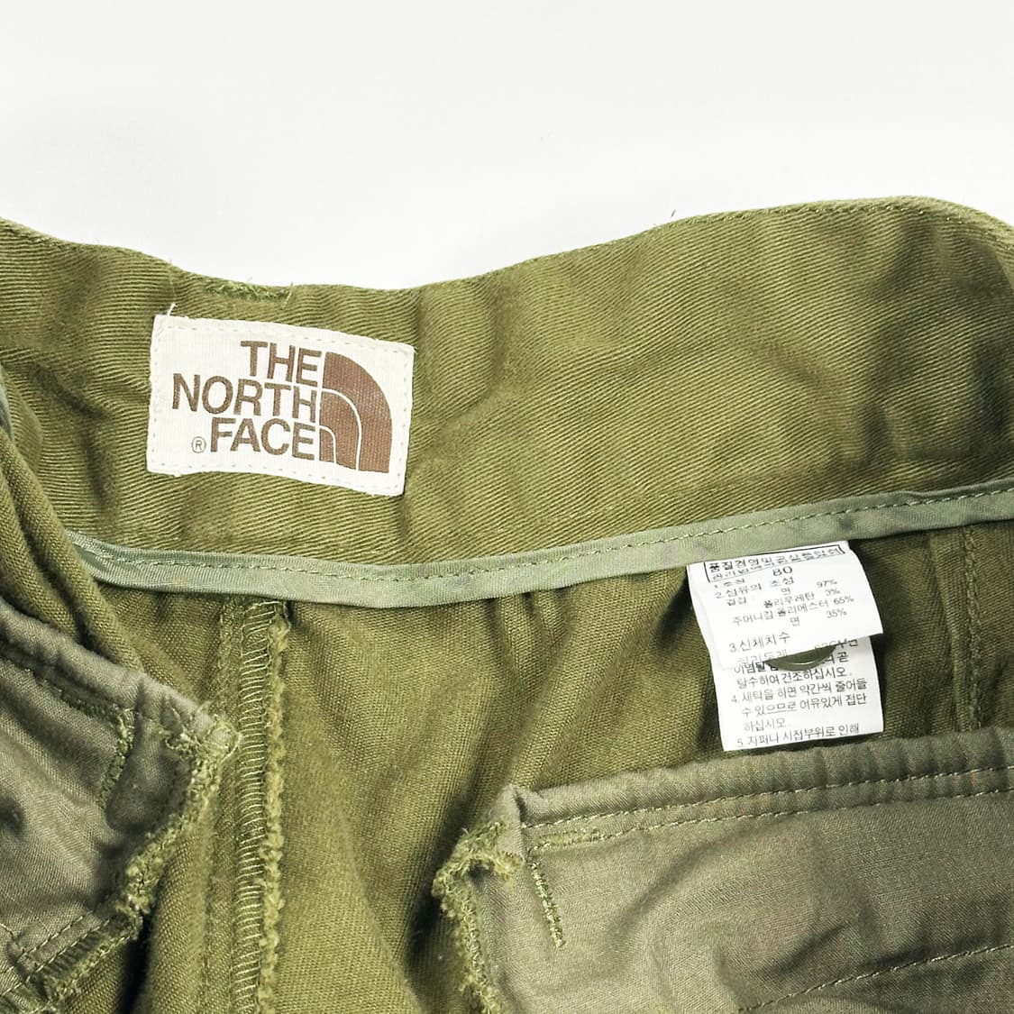 노스페이스 마운틴 기능성 카키 카고팬츠 (실측 31인치) 상품이미지7