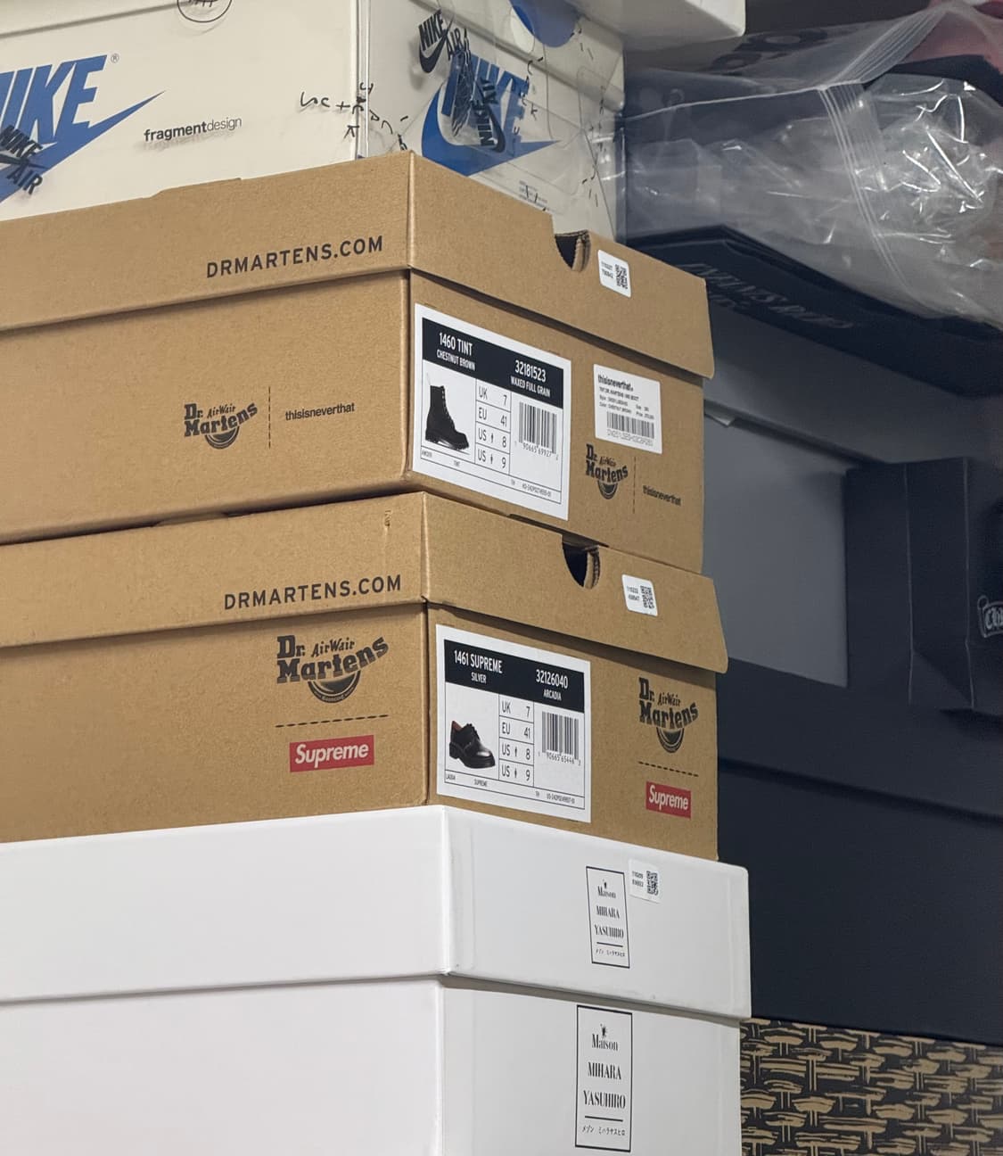 닥터마틴 x 슈프림 1461 260 uk7 상품이미지3
