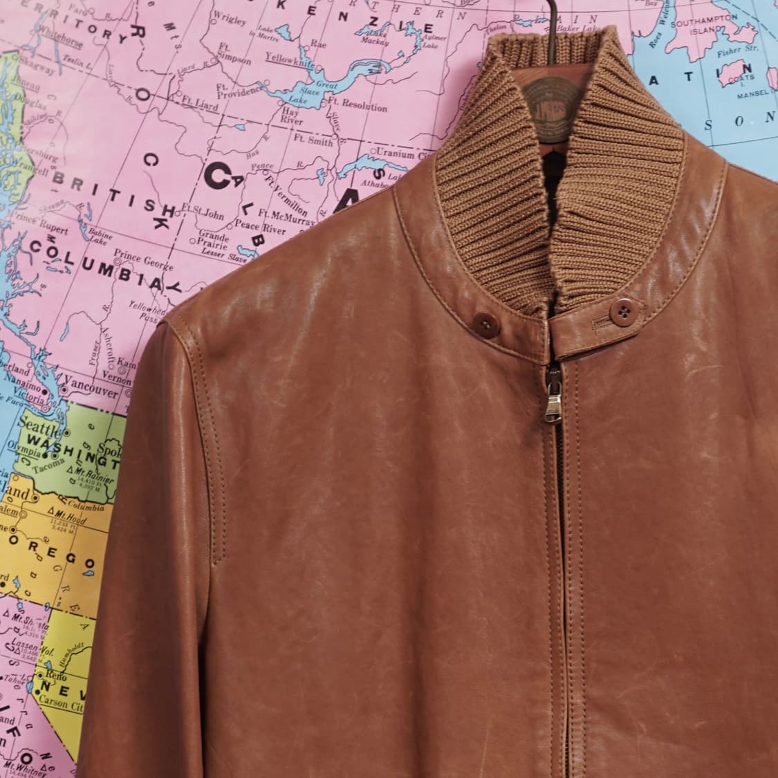 볼리올리 이태리 램스킨 레더 자켓 상품이미지2