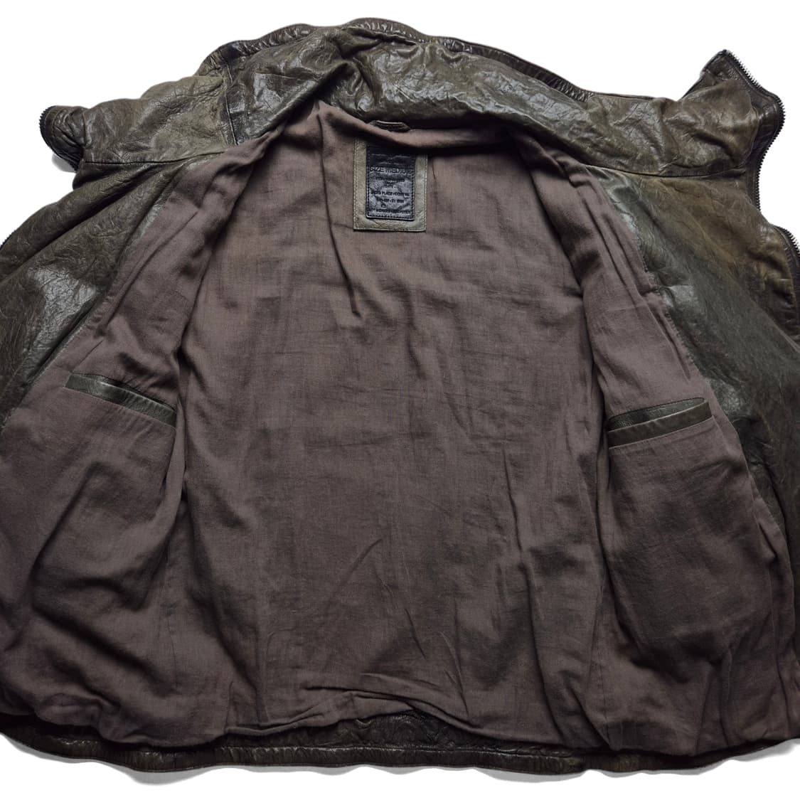 [M] 올세인츠 하이넥 리얼레더자켓 상품이미지8