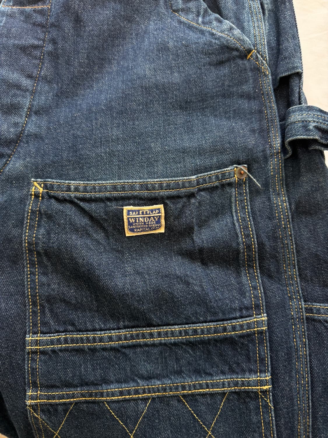 [2] 캐피탈 카펜터 더블니 데님 팬츠 상품이미지3