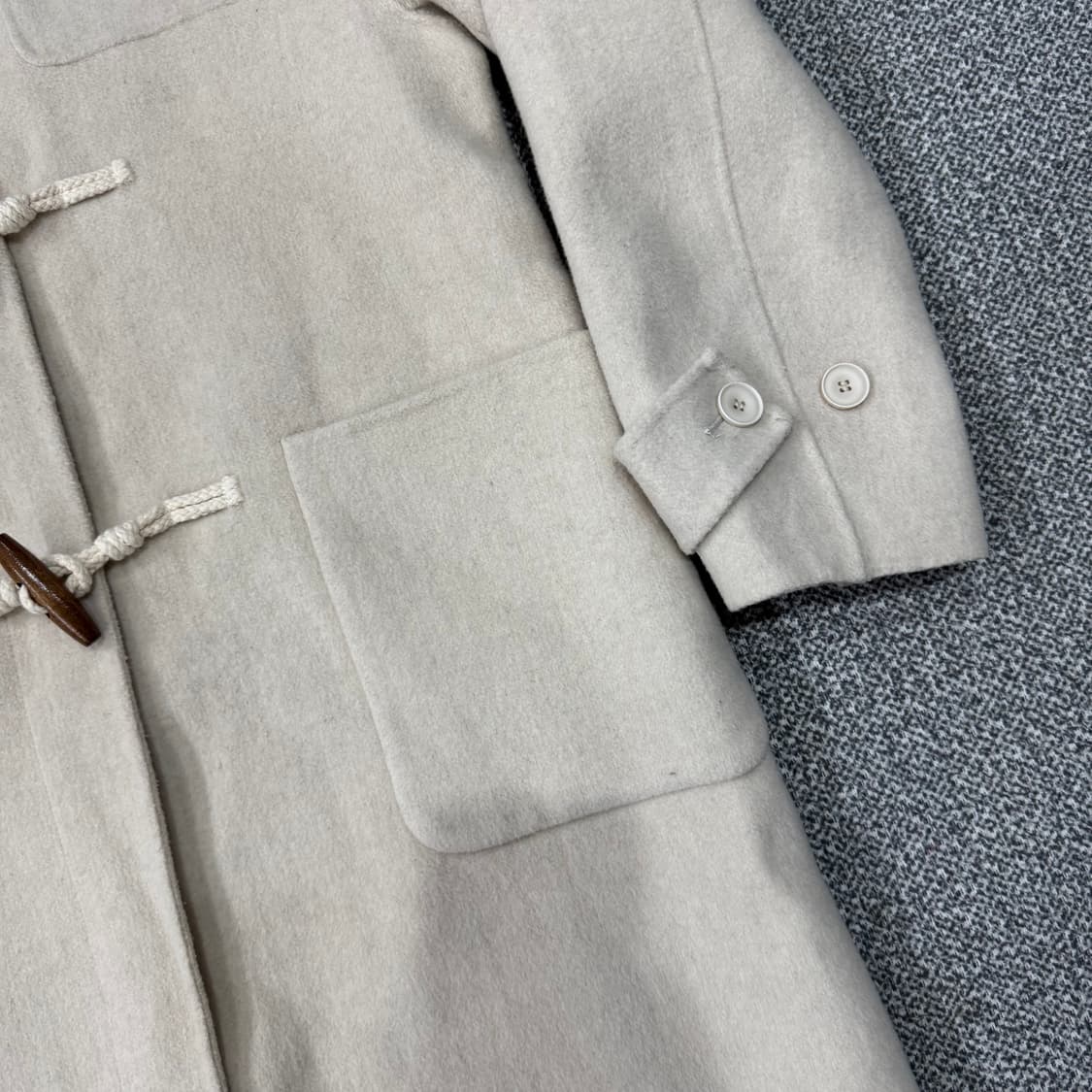 슬로우무 울 더블 코트 상품이미지3