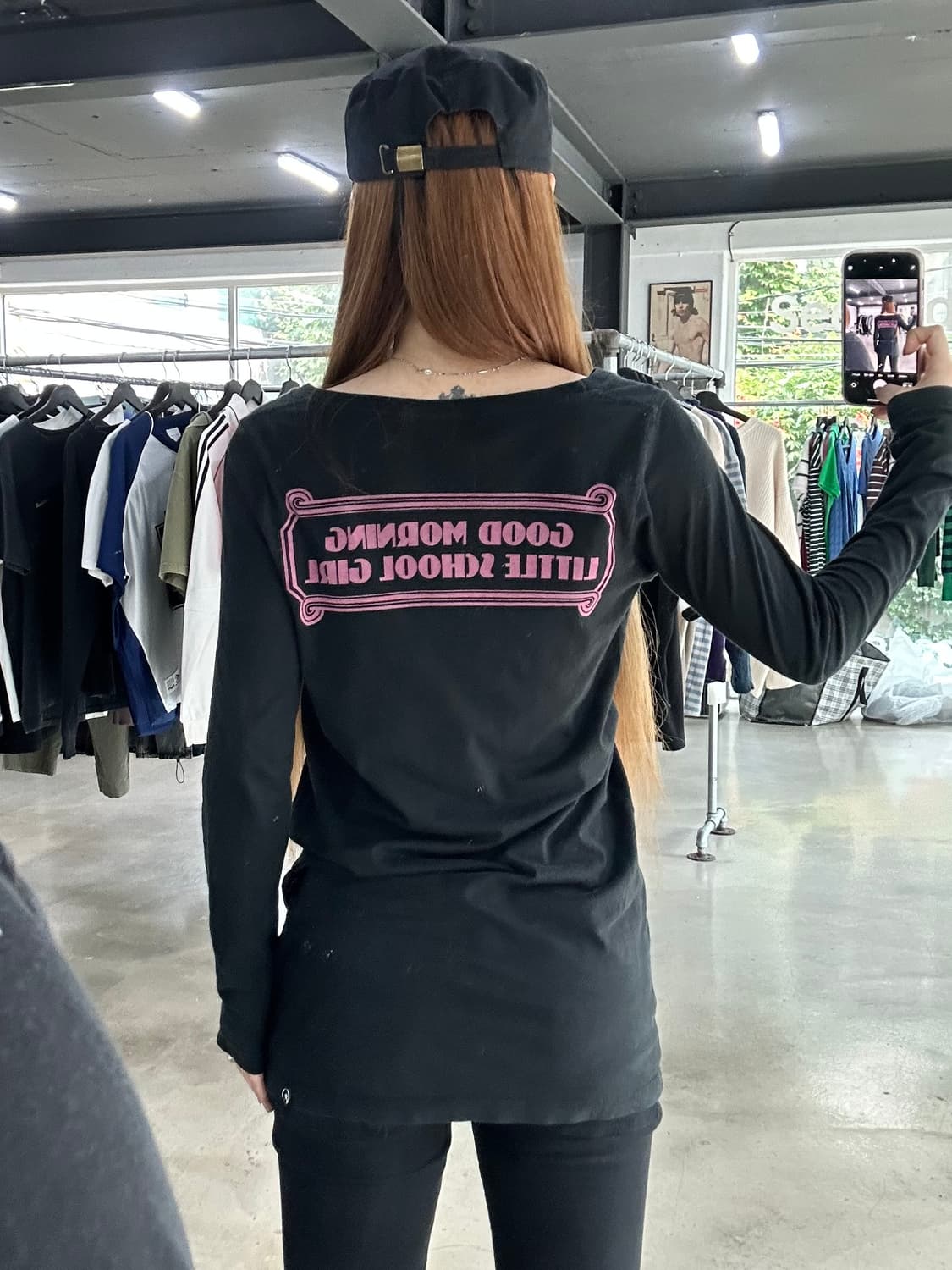 히스테릭글래머 핑크히스걸 리틀스쿨걸 원피스 롱슬리브 상품이미지2