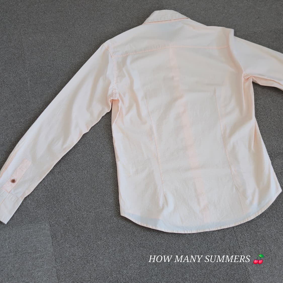 ​[NEAR BRAND] 니어 브랜드 여성 슬림핏 버튼다운 긴팔 셔츠 상품이미지8